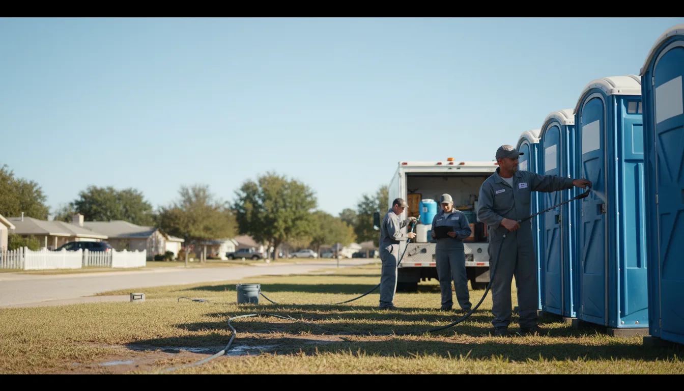 Long-Term Portable Toilet Rental in Fort Worth, TX near me